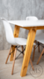 Mesa nórdica blanca 140x80 - tienda online