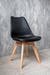 Mesa HARRISON 140 + 4 tulip. Negro - tienda online