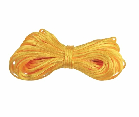 FIO DE SEDA AMARELO OURO (1MM) - 10 METROS