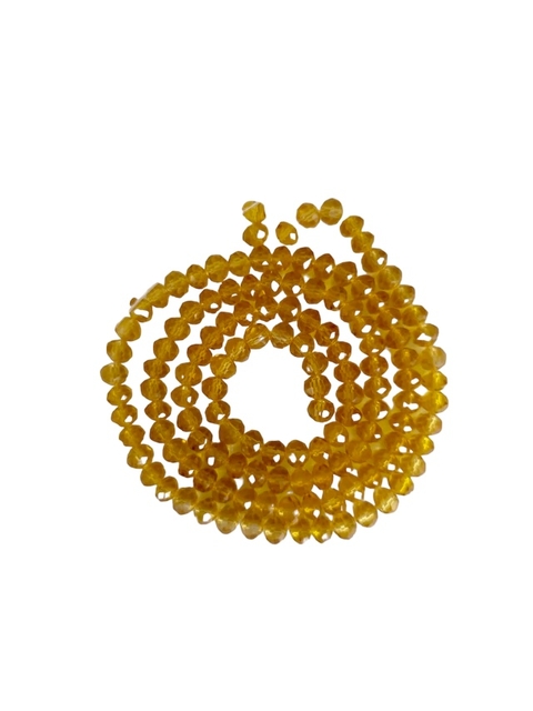 FIO DE CRISTAL COR MEL 19 (4MM) - 1 UNIDADE