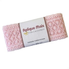 FITA DE RENDA 38MM - 1 METRO - Aplique Mais Fitas