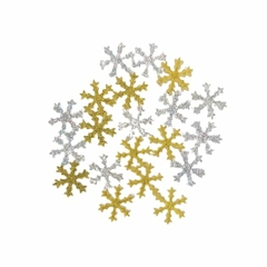 APLIQUE MINI FLOCO PRINCESA NEVE DA ELSA (9MM) - 20 UNIDADES