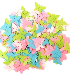 APLIQUE CONFETE BORBOLETINHAS CANDY - 15 GRAMAS