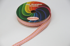 FITA JEANS ROSA - 10 METROS - Aplique Mais Fitas