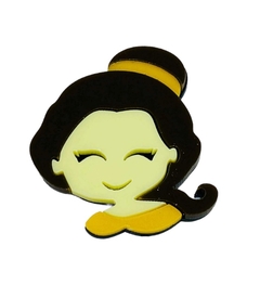 APLIQUE PRINCESA BELA ACRÍLICO (4CM) - 1 UNIDADE