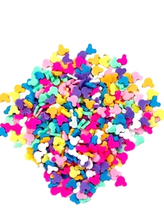 APLIQUE CONFETE MICKEY COLORIDO - 15 GRAMAS