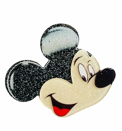 APLIQUE MICKEY 3D GRANDE ACRÍLICO - 2 UNIDADES