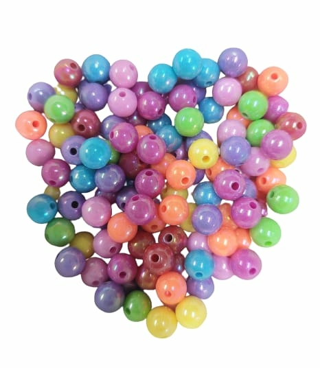 MIÇANGA BOLINHA COLORIDO ESCURO NR 22 (7MM) - 50 GRAMAS