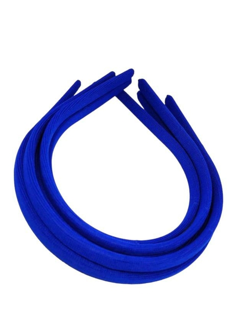 TIARA ENCAPADA MALHA AZUL ROYAL - 5 UNIDADES