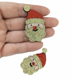 APLIQUE PAPAI NOEL EM EVA DOURADO - 2 UNIDADES - comprar online