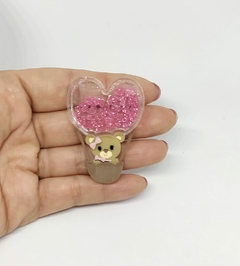 APLIQUE URSINHO NO BALÃO VAZADO EM ACRÍLICO - 1 UNIDADE - comprar online