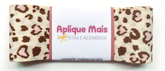 FITA ONCINHA ESTAMPADA 38MM - 1 METRO DE CADA na internet