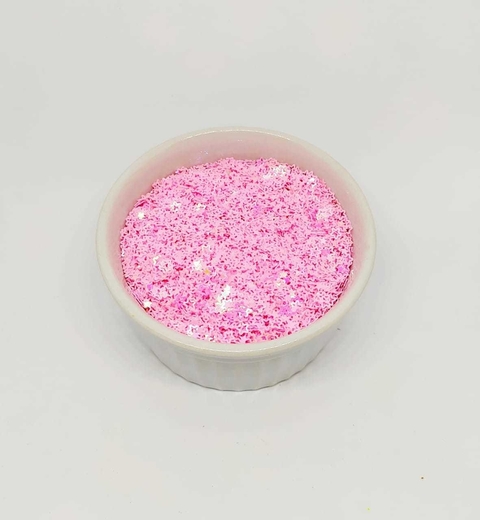 APLIQUE CONFETE ESTRELINHAS ROSAS - 15 GRAMAS