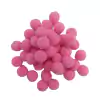 APLIQUE POMPOM ROSA ESCURO (1.0 CM) - 5 GRAMAS