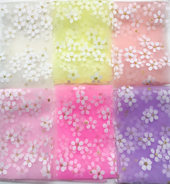 FITA TULE FLORZINHA 6CM - 1 METRO DE CADA - comprar online