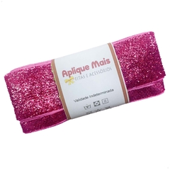KIT FITA LUREX ESPONJADA ROSA - COR 18 - 02 METROS DE CADA