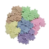 KIT CANDY FLORZINHAS DE TECIDO (6 CORES) - 20 UNIDADES DE CADA
