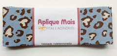 FITA ONCINHA ESTAMPADA 38MM - 1 METRO DE CADA - Aplique Mais Fitas