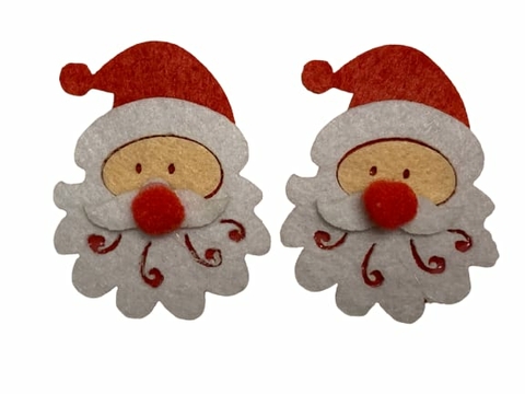 APLIQUE PAPAI NOEL EM EVA - 2 UNIDADES