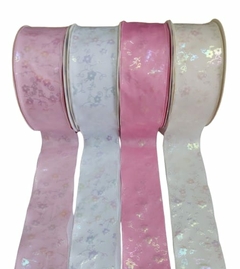 FITA TRABALHADA PRINCESS D.LOOP BABY 38MM - 1 METRO