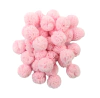 APLIQUE POMPOM MALHA TELINHA ROSA CLARO (1,5 CM) - 10 UNIDADES
