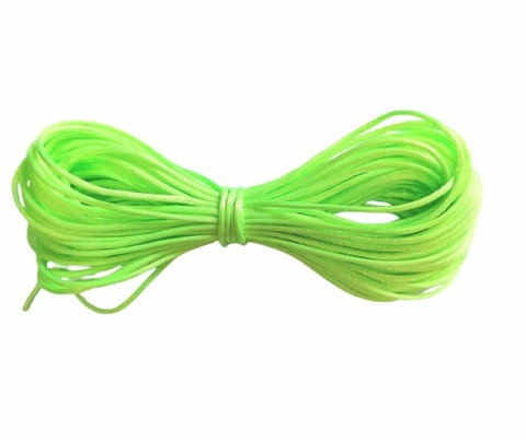 FIO DE SEDA VERDE NEON (1MM) - 10 METROS