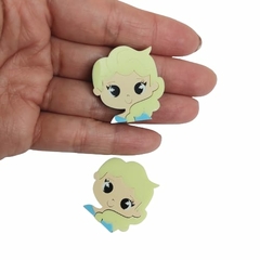 APLIQUE PRINCESA ELSA ACRÍLICO (3CM) - 1 UNIDADE - comprar online