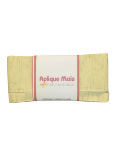 KIT FITA LINHO MESCLADA AMARELO (38MM/10MM) - 1 METRO DE CADA