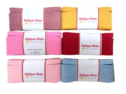 KIT FITA VELUDO COTELE YAMA - 10MM/38MM - 1 METRO DE CADA