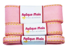 KIT FITA JEANS ROSA 10MM/22/38MM - 2 METROS CADA