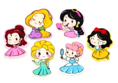 APLIQUE PRINCESAS VAIDOSAS - 6 UNIDADES
