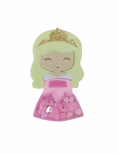 APLIQUE PRINCESA AURORA EM ACRÍLICO - 1 UNIDADE
