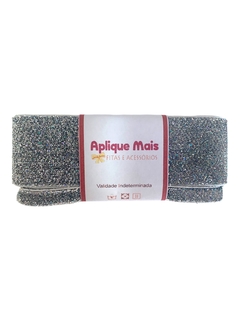 FITA LUREX PRATA FURTA COR 30 (38MM/10MM)- 2 METROS DE CADA