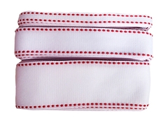 FITA PESPONTADA YAMA - WHITE RED 029R - 2 METROS - comprar online
