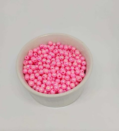 MIÇANGA BOLINHA ROSA ESCURO (6MM) - 50 GRAMAS