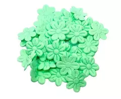 FLORZINHA DE TECIDO - 20 UNIDADES - Aplique Mais Fitas