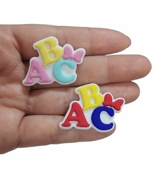 APLIQUE ABC LACINHO EMBORRACHADO - 1 UNID - comprar online