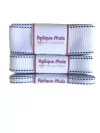 KIT FITA PESPONTADA YAMA WHITE BLUE (38MM/22MM/9MM) - COR 0291 - 1 METRO