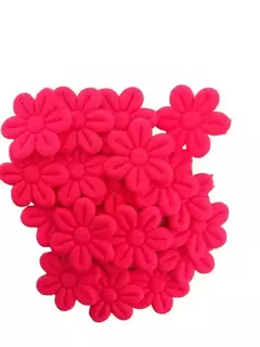 FLORZINHA DE TECIDO - 20 UNIDADES - Aplique Mais Fitas