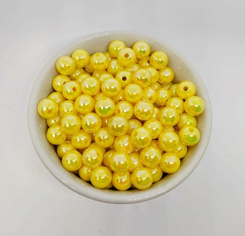 MIÇANGA BOLINHA AMARELO (10MM) - 50 GRAMAS