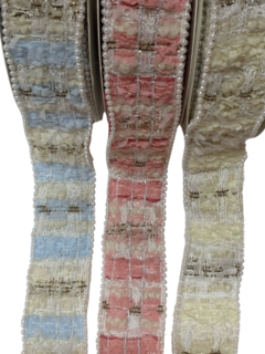 FITA TWEED BORDA COM PEROLA (38MM) - 1 METRO