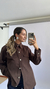 CAMISA BEATRICE EM SUEDE - Ella Clothes 