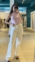 CALÇA RETA EM SARJA SIENNA - Ella Clothes 