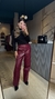 CALÇA MONIQUE EM COURO CROCO - comprar online