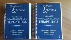 BLANCO Y NEGRO- Goodman & Gilman - Las Bases Farmacológicas de la Terapéutica - - comprar online