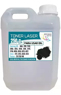 Pote Toner X 250 G. Gramos Samsung, Xerox, Pantum Universal