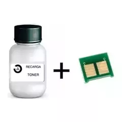 Kit Recarga Chip + Pote Tóner Samsung 101