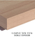 Rack Modular 160cm 3 puertas tapa roble natural - tienda online