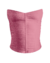 Corset heart mauve pink - comprar online