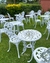 Juego de Jardín Rosa Fundición en Aluminio (Mesa + 2 Sillas) - tienda online